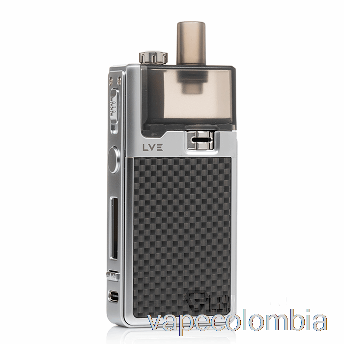 Vape Recargable Lve Orion 2 40w Pod System Carbono Texturizado/plata